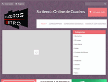 Tablet Screenshot of cuadrosretro.com